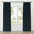 UMA VELVET CURTAIN PANEL IN PACIFIC