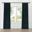 UMA VELVET CURTAIN PANEL IN PACIFIC