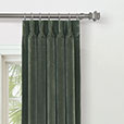 UMA VELVET CURTAIN PANEL IN PINE