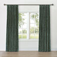 UMA VELVET CURTAIN PANEL IN PINE