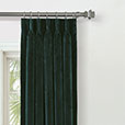 UMA VELVET CURTAIN PANEL IN EMERALD