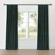 UMA VELVET CURTAIN PANEL IN EMERALD