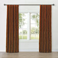 UMA VELVET CURTAIN PANEL IN ORANGE
