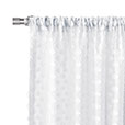 LILLA FIL COUPE CURTAIN PANEL IN WHITE