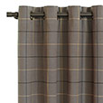 Chalet Check Curtain Panel in Slate