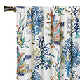 Castaway Coral Reef Curtain Panel