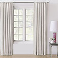 Naomi Rod Pocket Curtain Panel In Ivory