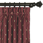 Rainier Scarlet Curtain Panel