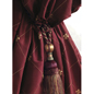 Rainier Scarlet Curtain Panel