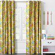 Hullabaloo Grommet Curtain Panel In Lemon