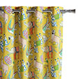 Hullabaloo Grommet Curtain Panel In Lemon