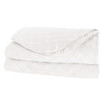 Coperta Diamond Quilted Coverlet in White