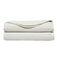 Honeycomb Natural Coverlet