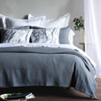 Tegan Matelasse Coverlet In Teal