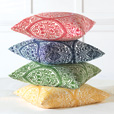 Adelle Percale Decorative Pillow In Grass
