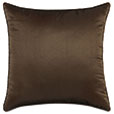 Freda Taffeta Decorative Pillow in Chocolate
