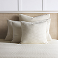 Tegan Matelasse Decorative Pillow In Ivory