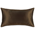 Freda Taffeta Decorative Pillow in Chocolate