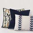 Akela Leaf Decorative Pillow In Blue