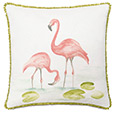 Hand-Painted Flamingos