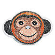 Wilder Monkey Decorative Pillow