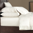 Roma Sateen Duvet Cover in Ivory