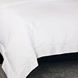 Roma Sateen Duvet Cover in White