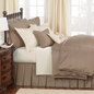 Serico Rust With Lena Pleat Duvet