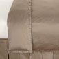 Serico Taupe With Lena Pleat Duvet