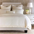 Gianna Hemstitch Duvet Cover in Ivory