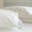 Gianna Hemstitch Duvet Cover in Ivory