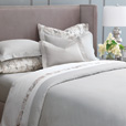 Deluca Sateen Duvet Cover in Silver