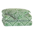 Adelle Percale Duvet Cover In Grass
