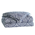 Adelle Percale Duvet Cover In Marine