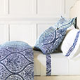 Adelle Percale Duvet Cover In Marine