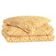 Adelle Percale Duvet Cover In Saffron