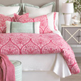 Adelle Percale Duvet Cover In Sorbet