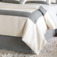 Breeze Pearl/Slate Duvet Cover