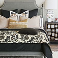 Pierce Solid Duvet Cover In Onyx