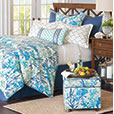 Olympia Azure Duvet Cover