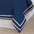 Resort Indigo Fret Duvet Cover