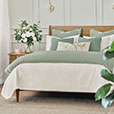Resort Mint Fret Duvet Cover