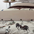 Steeplechaser Equestrian Duvet Cover