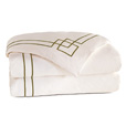 Grafico Ivory/Oliva Duvet Cover