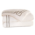 Grafico Ivory/Walnut Duvet Cover