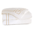 Grafico White/Sable Duvet Cover