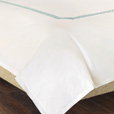 Tessa Ivory/Lake Duvet Cover