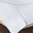 Tessa White/Lake Duvet Cover