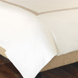Cornice Ivory/Pearl Duvet Cover