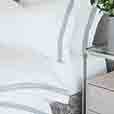 Celine Lace Duvet Cover in Silver